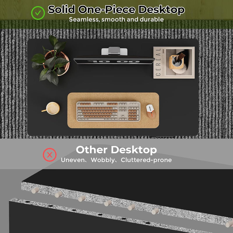 88CM Small Standing Desk with Whole-Piece Top Wheels