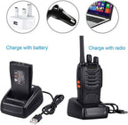 88e Long Range Walkie Talkie USB Rechargeable 16ch (8 Pack)