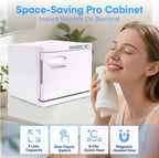 8L Hot Towel Cabinet Warmer with UV Sterilisation