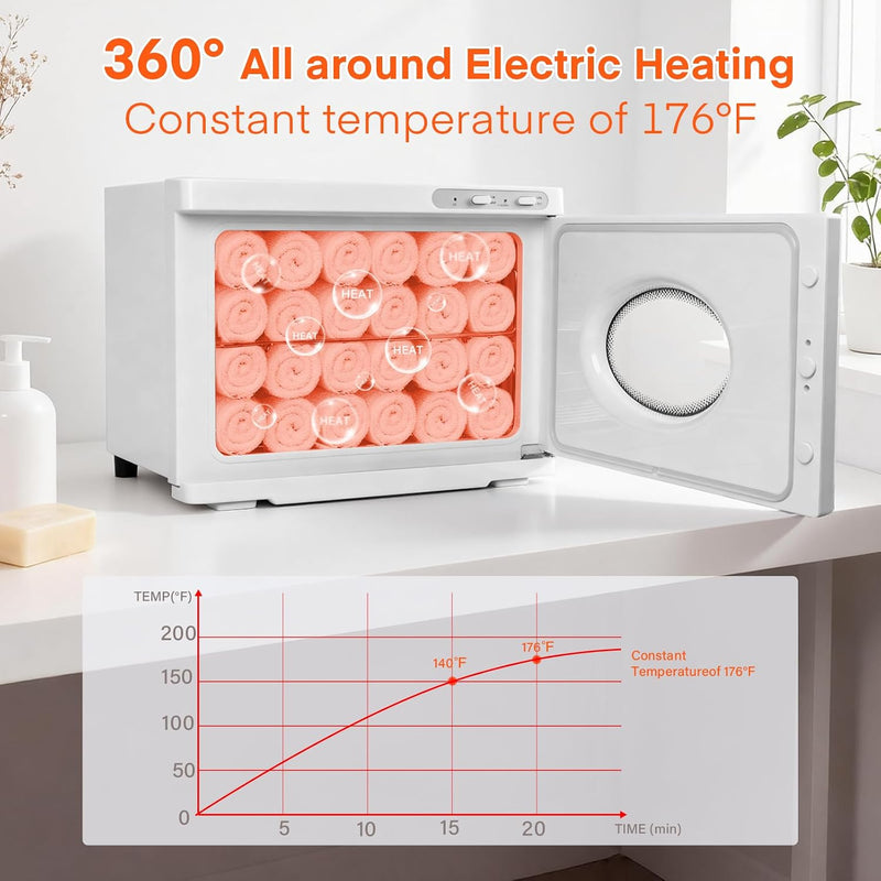8L Hot Towel Warmer Cabinet 3 in 1