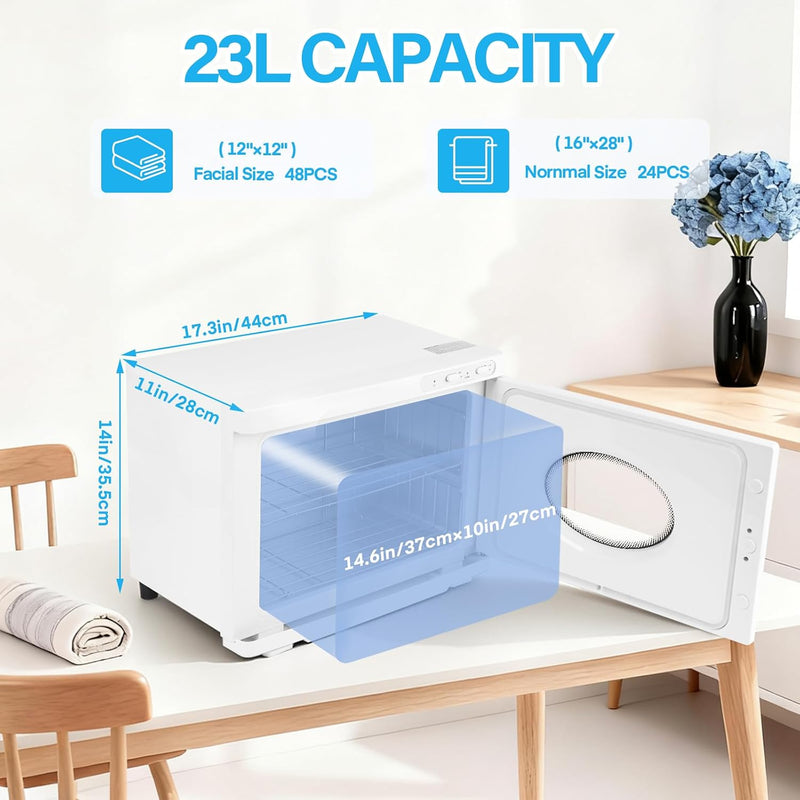 8L Hot Towel Warmer Cabinet 3 in 1