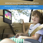 9.5"mini Portable Dvd Player for Car and Kids