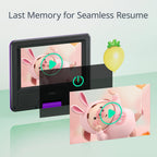 9.5" Portable Dvd Player with 7.5" HD Swivel
