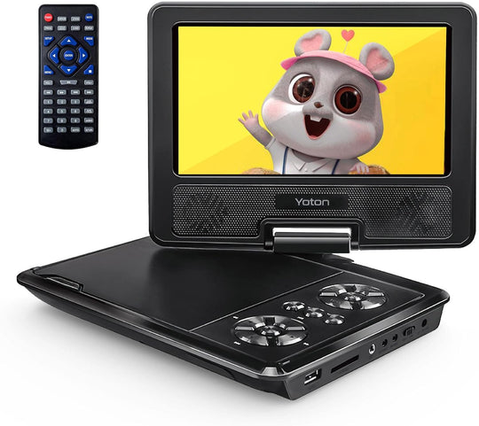 9.5" Portable Dvd Player with 7.5" HD Swivel