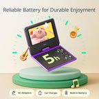 9.5" Portable Dvd Player with 7.5" HD Swivel