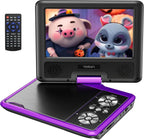 9.5" Portable Dvd Player with 7.5" HD Swivel