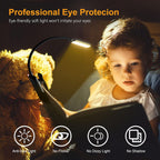 9 LED Clip on Book Light 3 Eye-Protecting