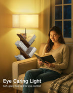 9 Tier Tree Bookshelf with Light Remote Dimmable