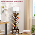 9 Tier Tree Bookshelf with Light Remote Timer