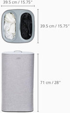 90-Litre Laundry Separation Basket with Lid 2
