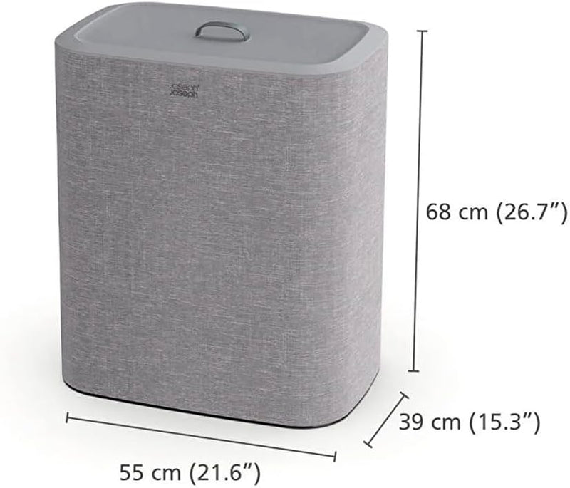 90-Litre Laundry Separation Basket with Lid 2