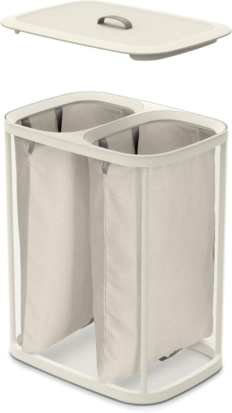 90-Litre Laundry Separation Basket with Lid 2