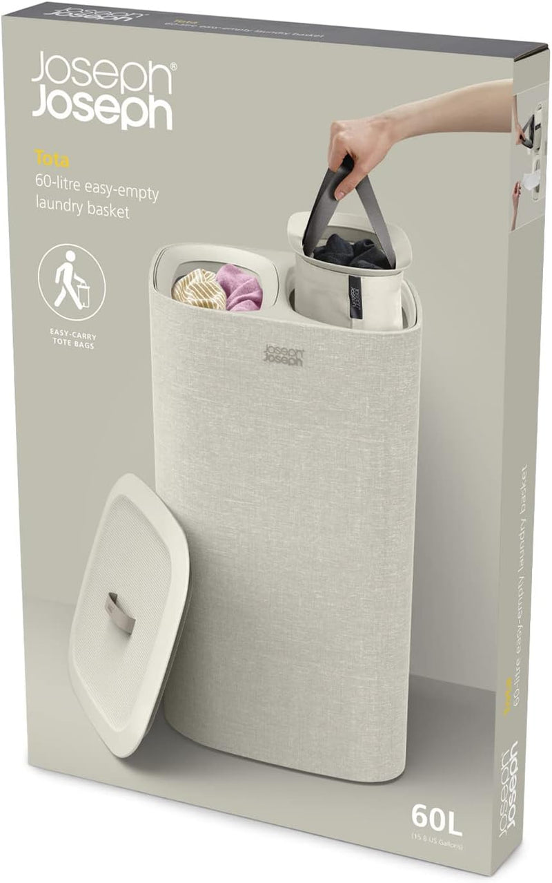 90-Litre Laundry Separation Basket with Lid 2