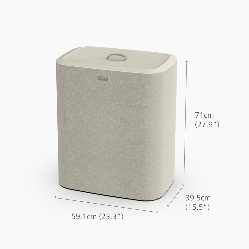 90-Litre Laundry Separation Basket with Lid 2