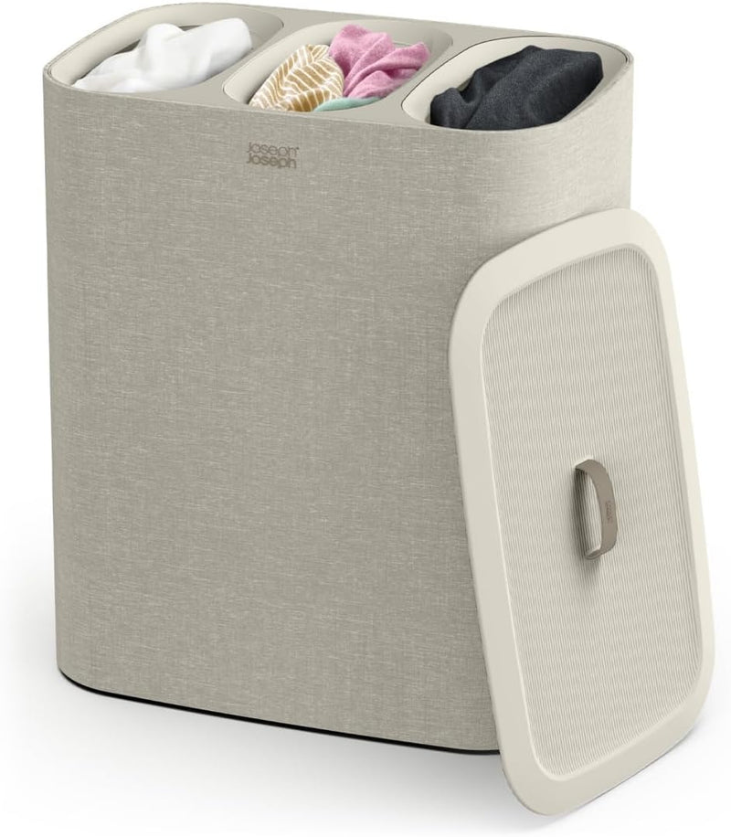 90-Litre Laundry Separation Basket with Lid 2