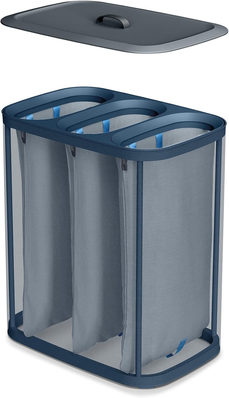 90-Litre Laundry Separation Basket with Lid 2