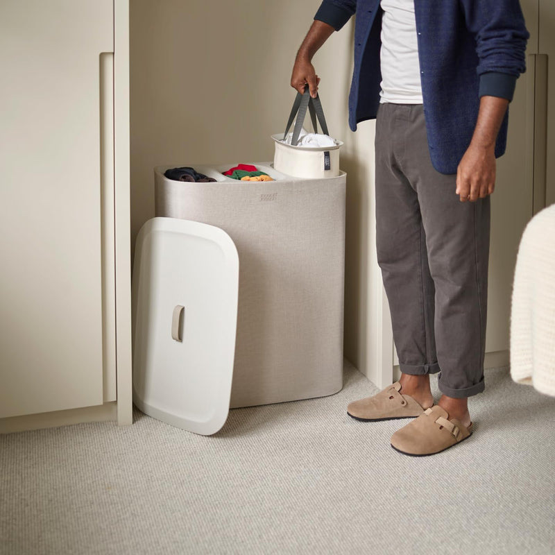 90-Litre Laundry Separation Basket with Lid 2