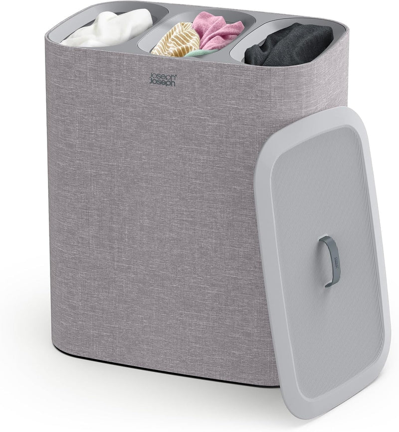 90-Litre Laundry Separation Basket with Lid 2