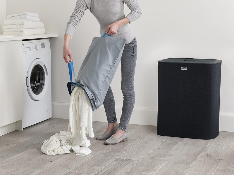 90-Litre Laundry Separation Basket with Lid 2