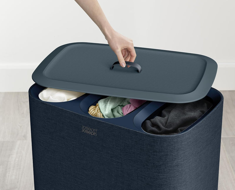 90-Litre Laundry Separation Basket with Lid 2