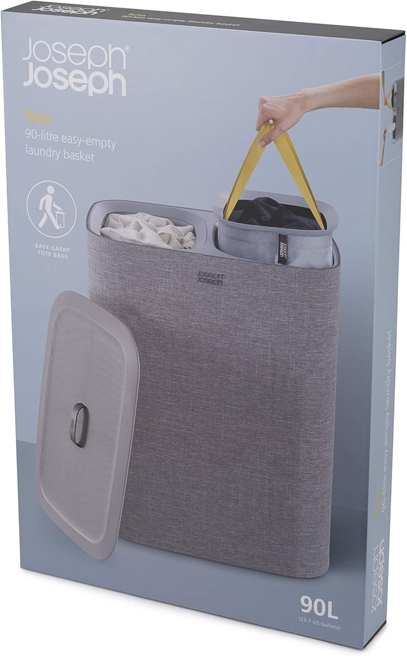90-Litre Laundry Separation Basket with Lid 2