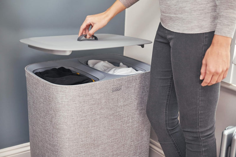90-Litre Laundry Separation Basket with Lid 2