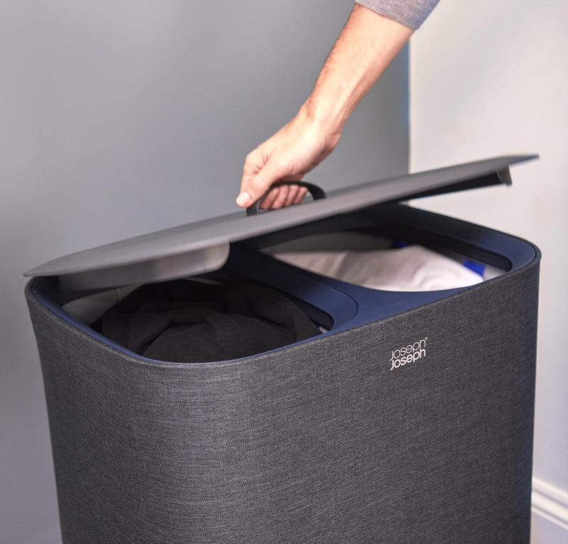 90-Litre Laundry Separation Basket with Lid 2