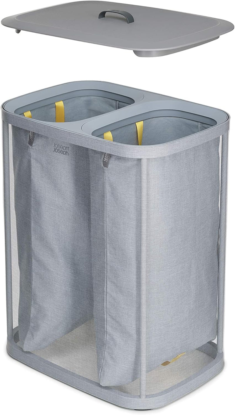 90-Litre Laundry Separation Basket with Lid 2