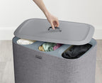90-Litre Laundry Separation Basket with Lid 2