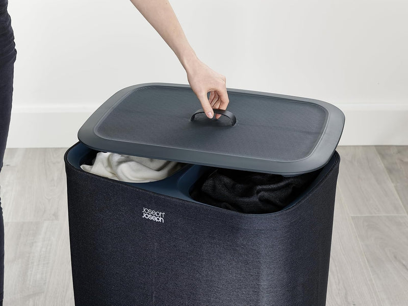 90-Litre Laundry Separation Basket with Lid 2