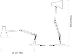 90 Mini Desk Lamp Sunburnt LED Low Energy