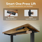 Desk 80x48CM with 4 Memory Height Settings
