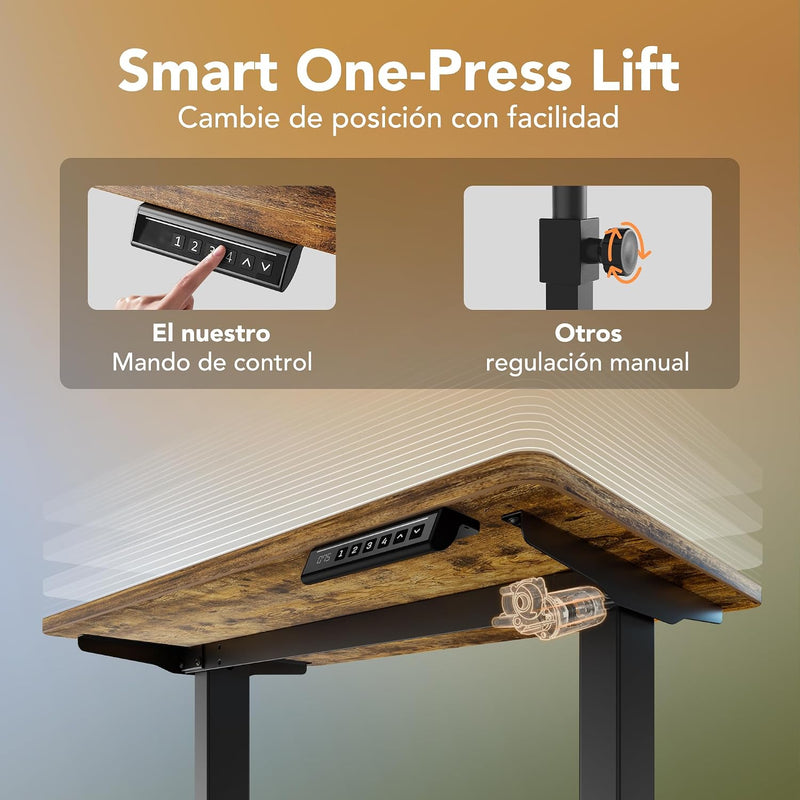 Desk 80x48CM with 4 Memory Height Settings