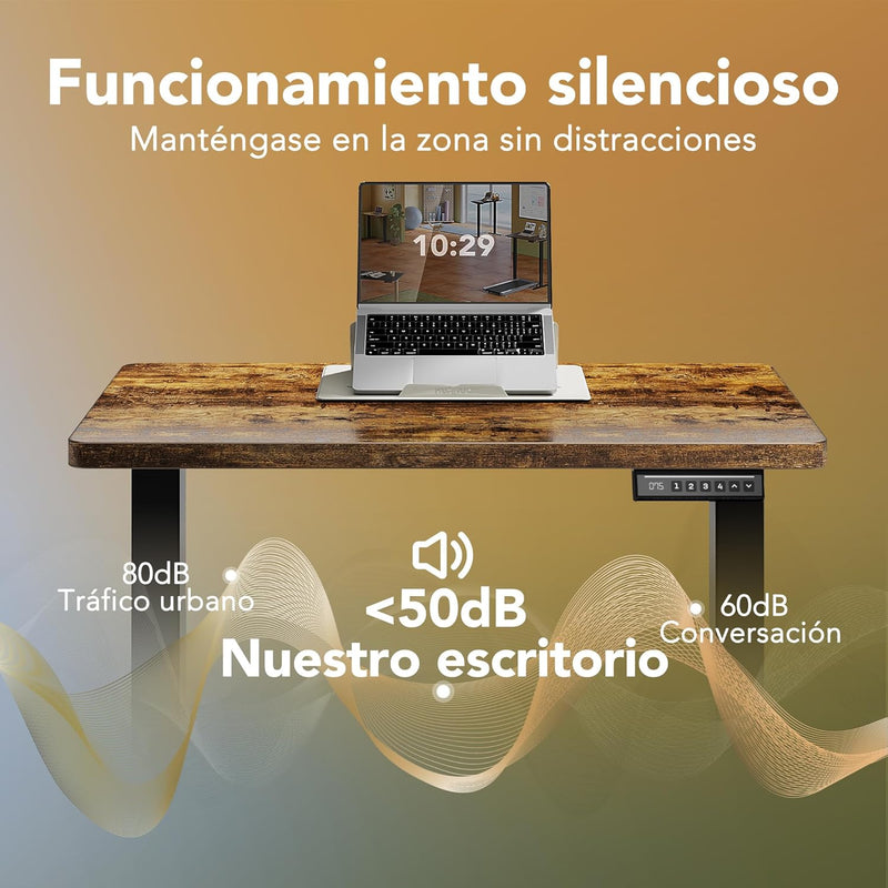 Desk 80x48CM with 4 Memory Height Settings