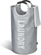 90L Large Laundry Basket Collapsible Hamper Foldable Clothes