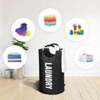 90L Large Laundry Basket Collapsible Hamper Foldable Clothes