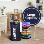 90L Large Laundry Basket Collapsible Hamper Foldable Clothes