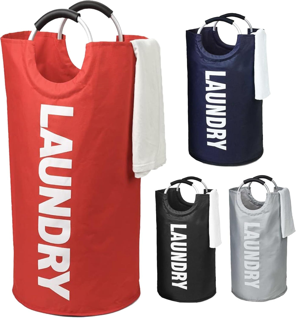 90L Large Laundry Basket Collapsible Hamper Foldable Clothes