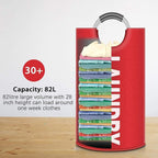 90L Large Laundry Basket Collapsible Hamper Foldable Clothes