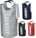 90L Large Laundry Basket Collapsible Hamper Foldable Clothes