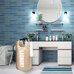 90L Large Laundry Basket Collapsible Hamper Foldable Clothes