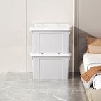 90lx4 Storage Boxes Plastic Box with Lids Organising (4Pack)