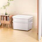 90lx4 Storage Boxes Plastic Box with Lids Organising (4Pack)