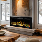 Wifi Electric Fireplace Inserts Recessed and Wall