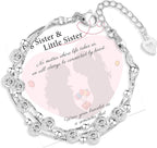 925 Bracelet for Women Mini Stars Beaded Layered