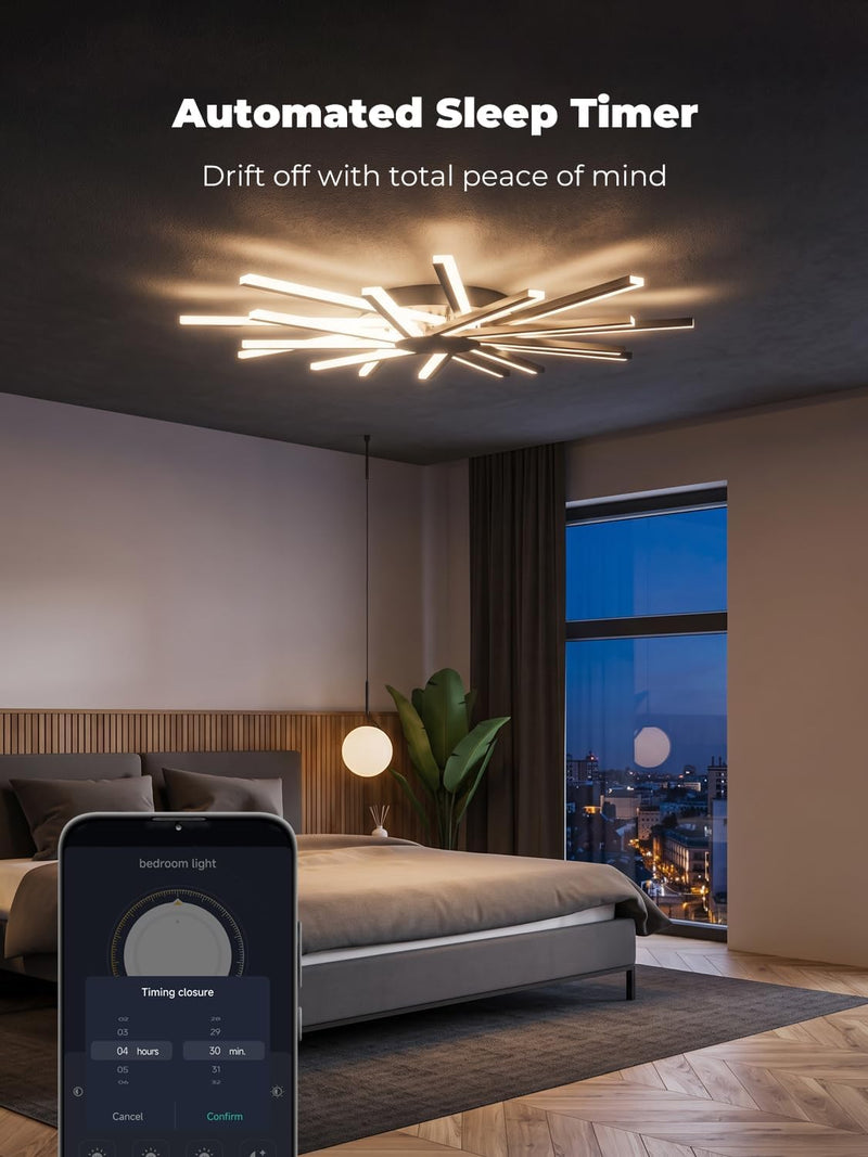 96CM Ceiling Lights Living Room Large Lighting Modern