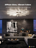 96CM Ceiling Lights Living Room Large Lighting Modern