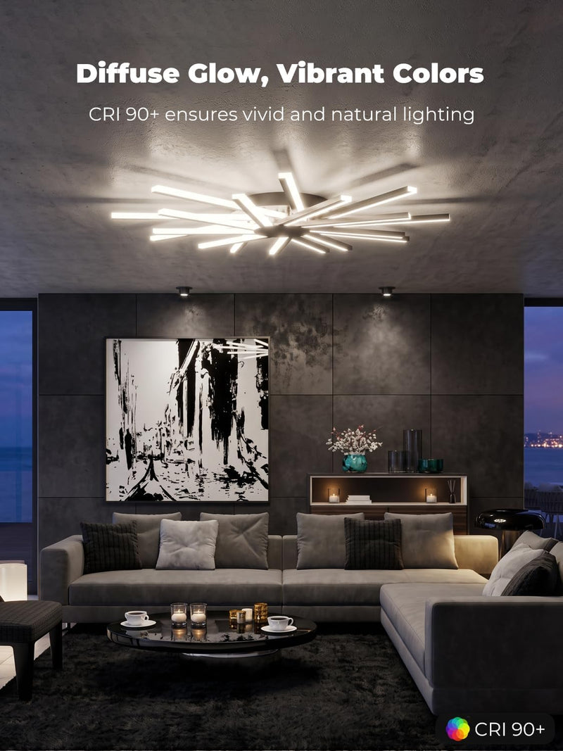 96CM Ceiling Lights Living Room Large Lighting Modern