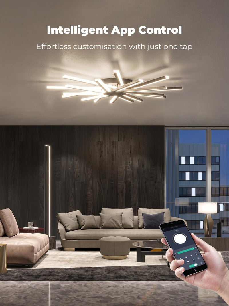 96CM Ceiling Lights Living Room Large Lighting Modern