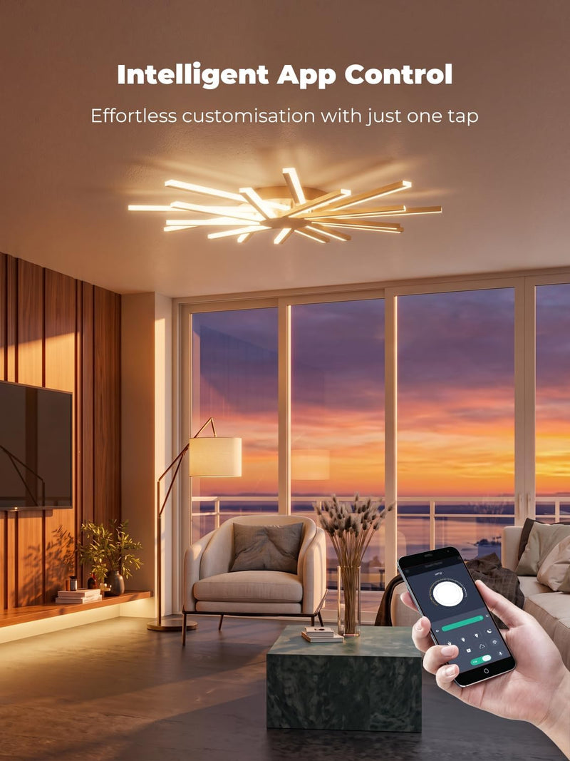 96CM Ceiling Lights Living Room Large Lighting Modern